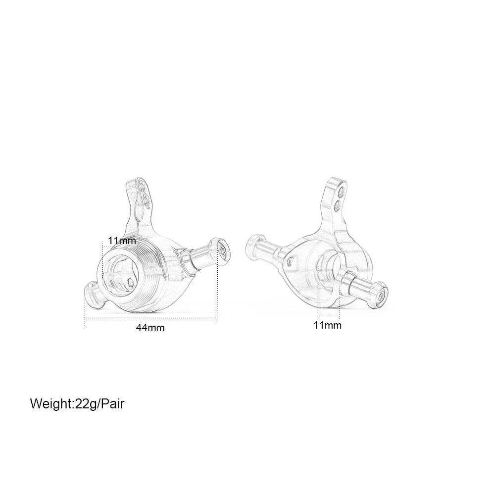 1:10 Aluminum Alloy Front Knuckle Arms A Parts A3 for  RC Tamiya TT-01 TT-01D TT01E TT01 TYPE-E CHASSIS #51318 #51002