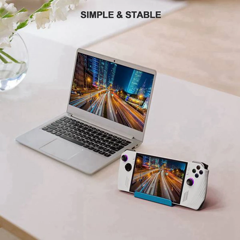 A35Q-For Rog Ally Handheld Desktop Aluminum Alloy Stand Steamdeck/Switch Cell Phone Portable Simple Stand