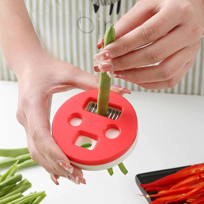 Trituratore di fagioli rotante Affettatrice di verdure multifunzionale per uso domestico Strumento universale per trafilatura di filo Strumento pratico essenziale da cucina