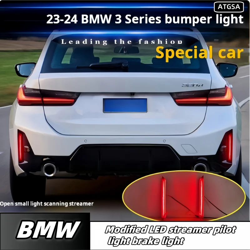 It is suitable 23-24 for  BMW 3 Series special lumen rear bumper light reflector retrofit LED pilot light brake light retrofit