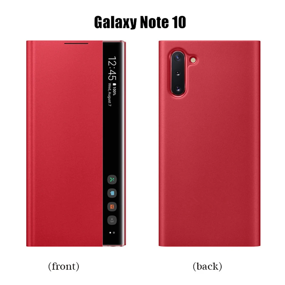 サムスンギャラクシーノート10プラス用スマートフリップ付き携帯