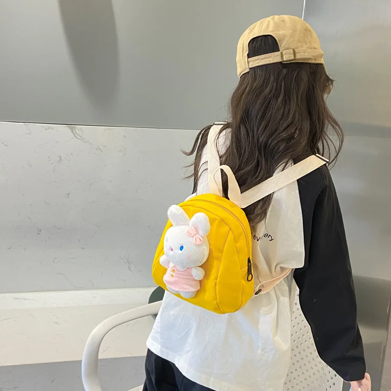 Sacs à dos de lapin de dessin animé pour enfants, mini sac à dos mignon pour bébé, sac d\'école pour écoliers de maternelle, sacs décontractés