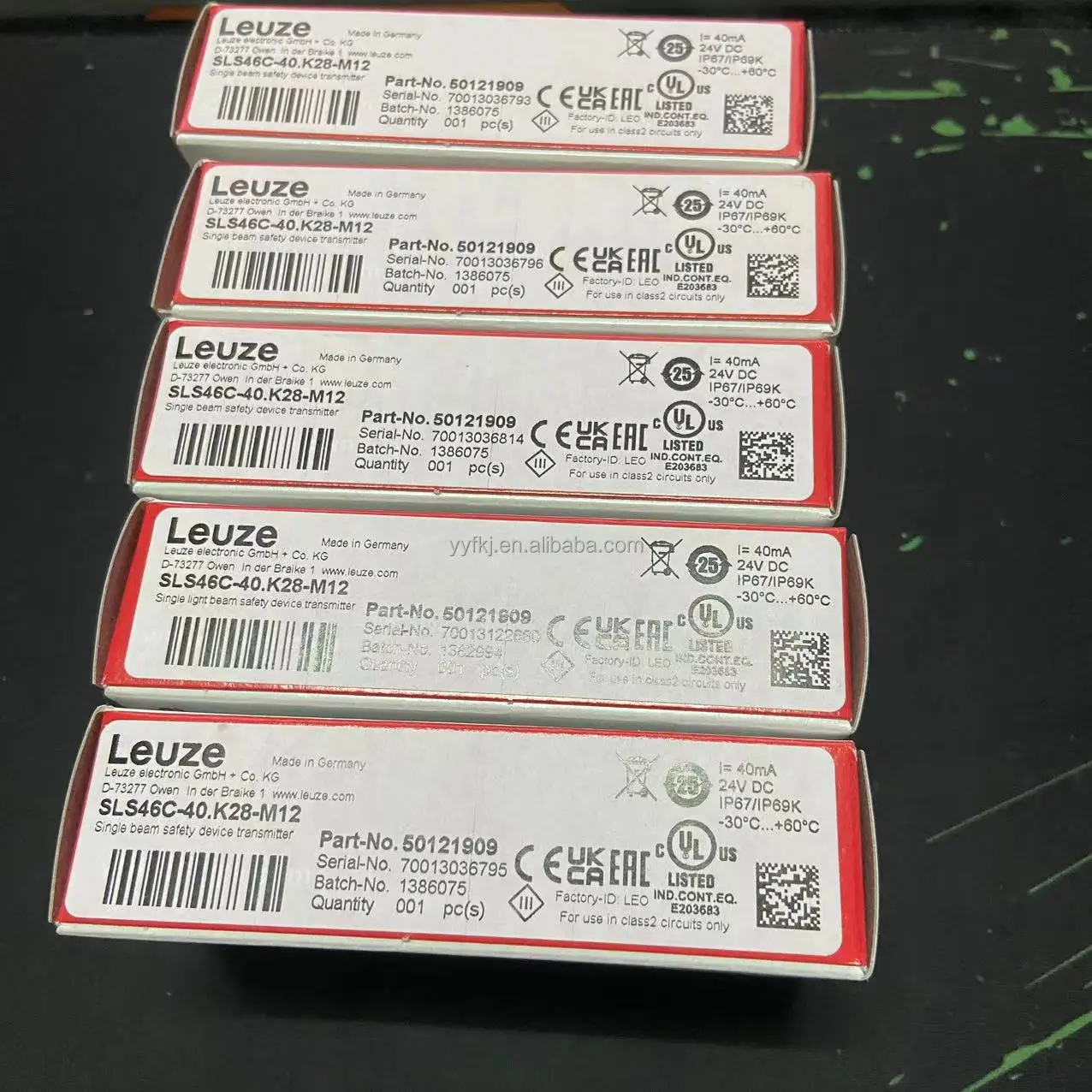 Leuze 50132242	KD U-M12-5A-V1-250	System Components	Connectivity (Cable, Connecting Units) Leuze