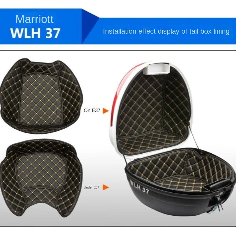 Motosiklet gövde astar Lining/E33E/E36/E37/E60/E60N/E63/E63S/E65/E68 WHL Tailbox yastık aşınmaya dayanıklı deri Moto iç ped