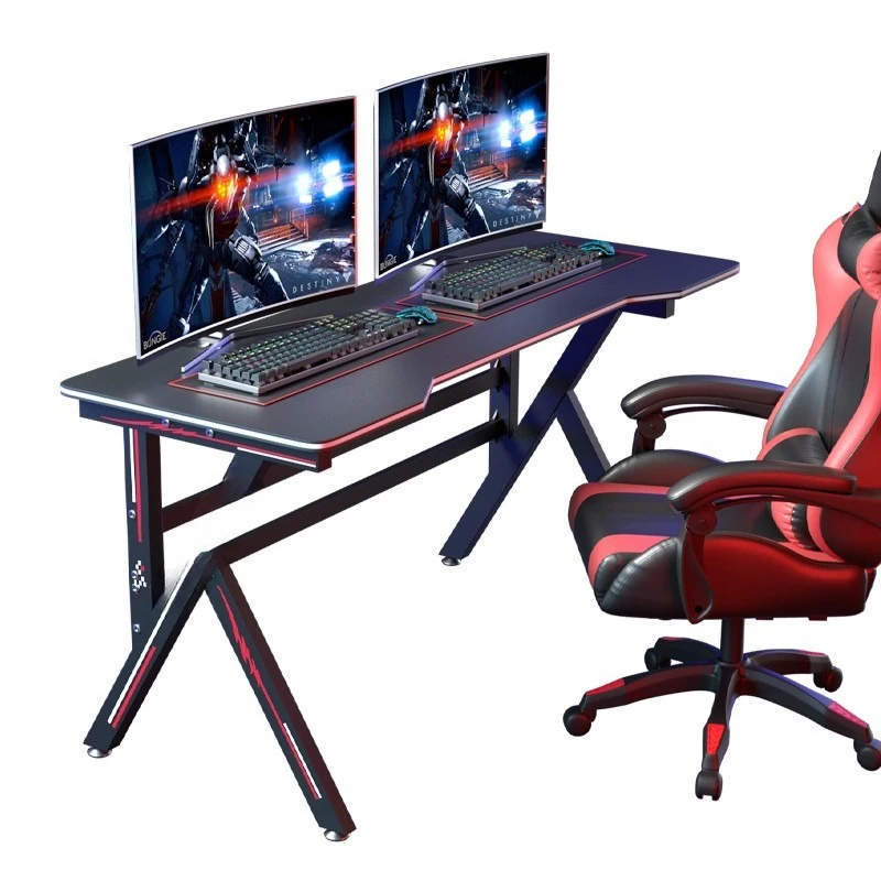 

Computer desk Desktop computer desk Home desk Office game table Carbon steel material