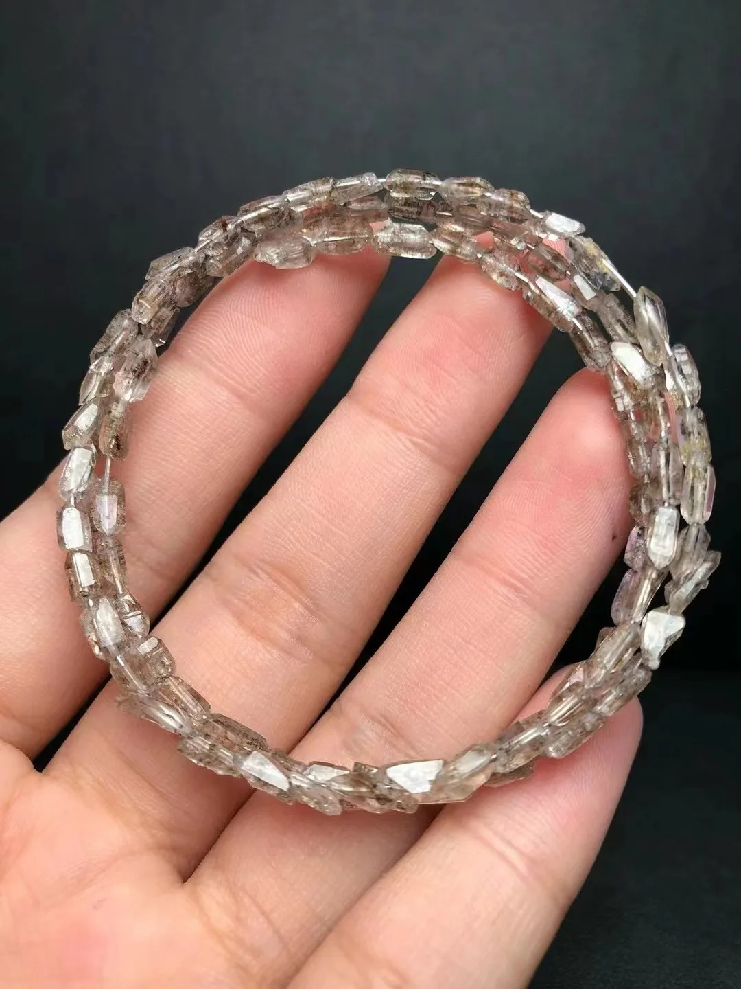 Unit One Bracelet Hot Wholesale Natural Herkimer Diamond Crystal Healing Bracelet Special For Jewelry Gift