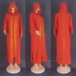 African Dresses For Women Elegant Polyester 2025 New Muslim Fashion Abayas Dashiki Robe Kaftan Long Maxi Dress Turkish Africa