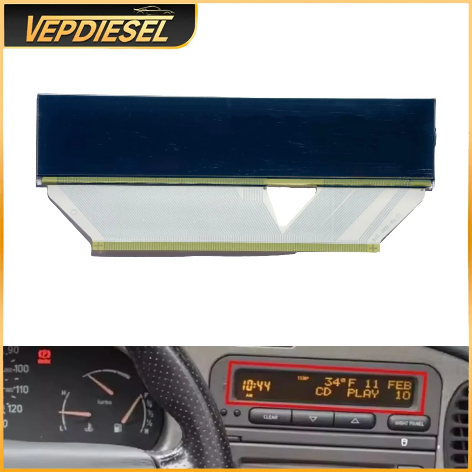 

Dashboard LCD Display Screen For SAAB 9-3 9-5 Sid1 Sid2 Sid3 Car Instrument Cluster Screen Pixel Repair Parts Auto Accessories