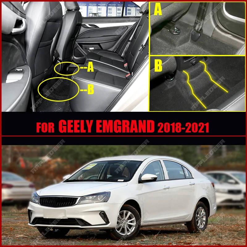 Car Floor Mats For Geely Emgrand 2018-2026 2025 2024 2023 2022 2021 2020 2019 Custom Auto Foot Pads Carpet Cover Accessories