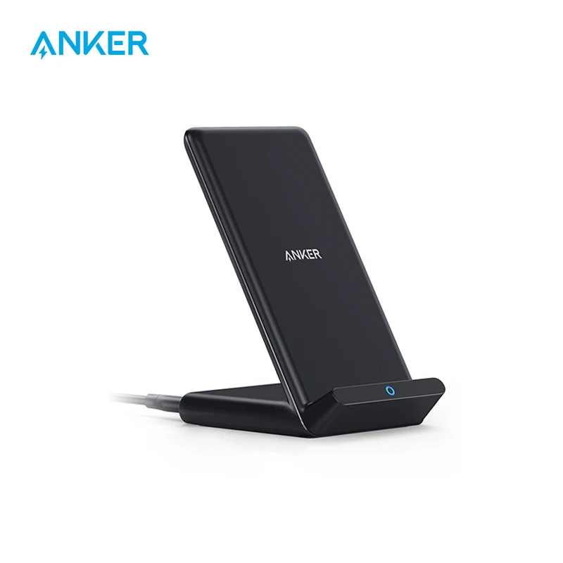 Anker wireless Chargers 10W Max PowerWave Stand Qi-Certified for iPhone 14/14 Pro/14 Pro Max/13/13 Pro 10W Max Fast-Charging