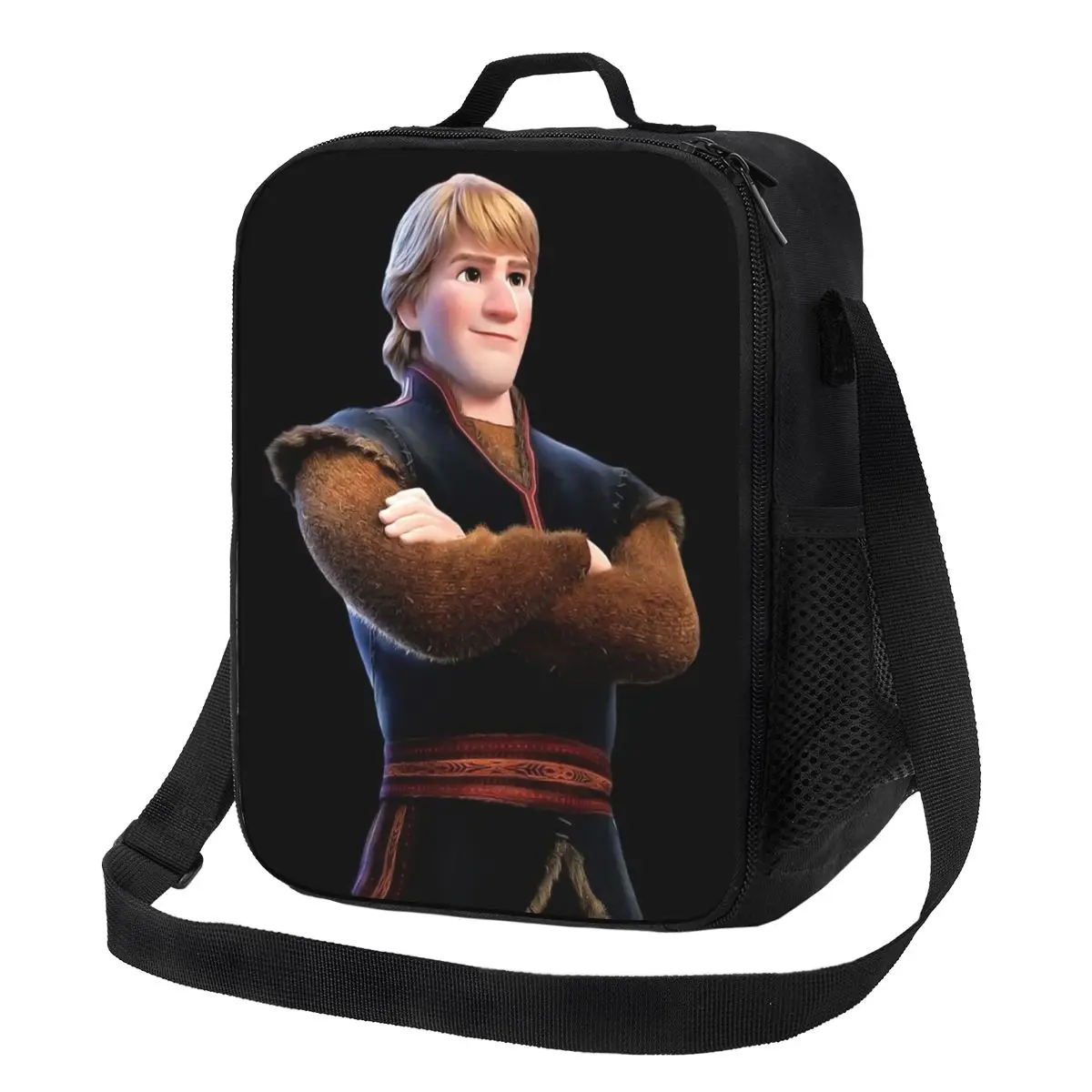 

Custom Frozen Cartoon Prince Hans Insulated Lunch Bags for School Office Resuable Thermal Cooler Lunch Box Women Kids