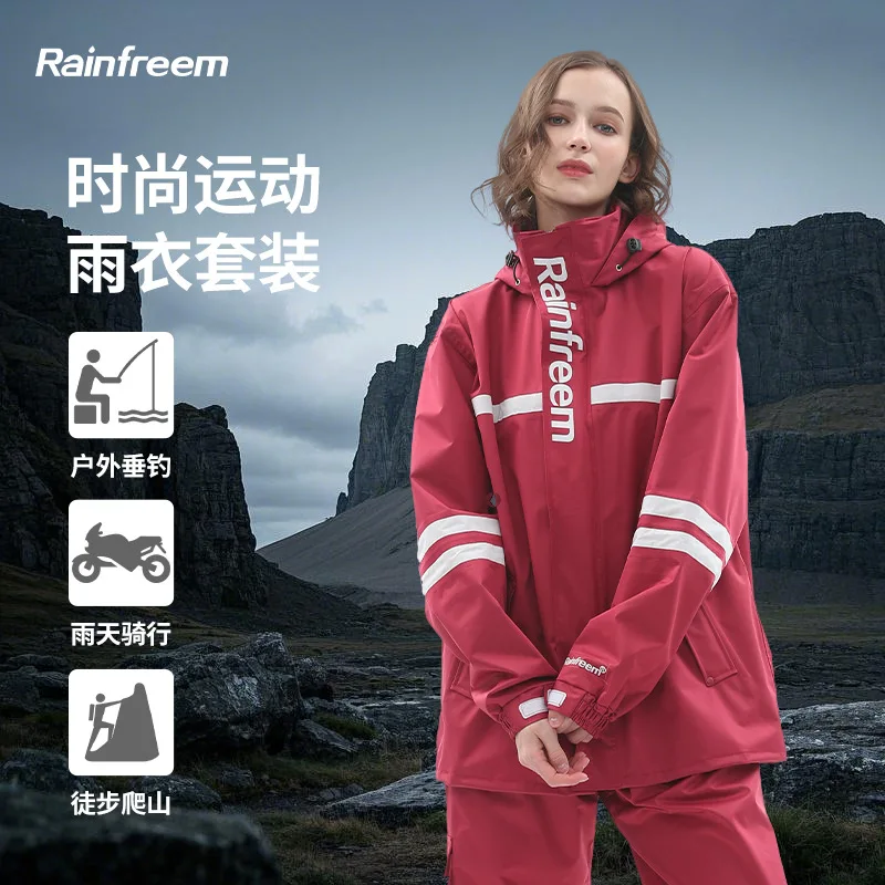 Rainproof split raincoat set women's takeaway full body cycling electric car