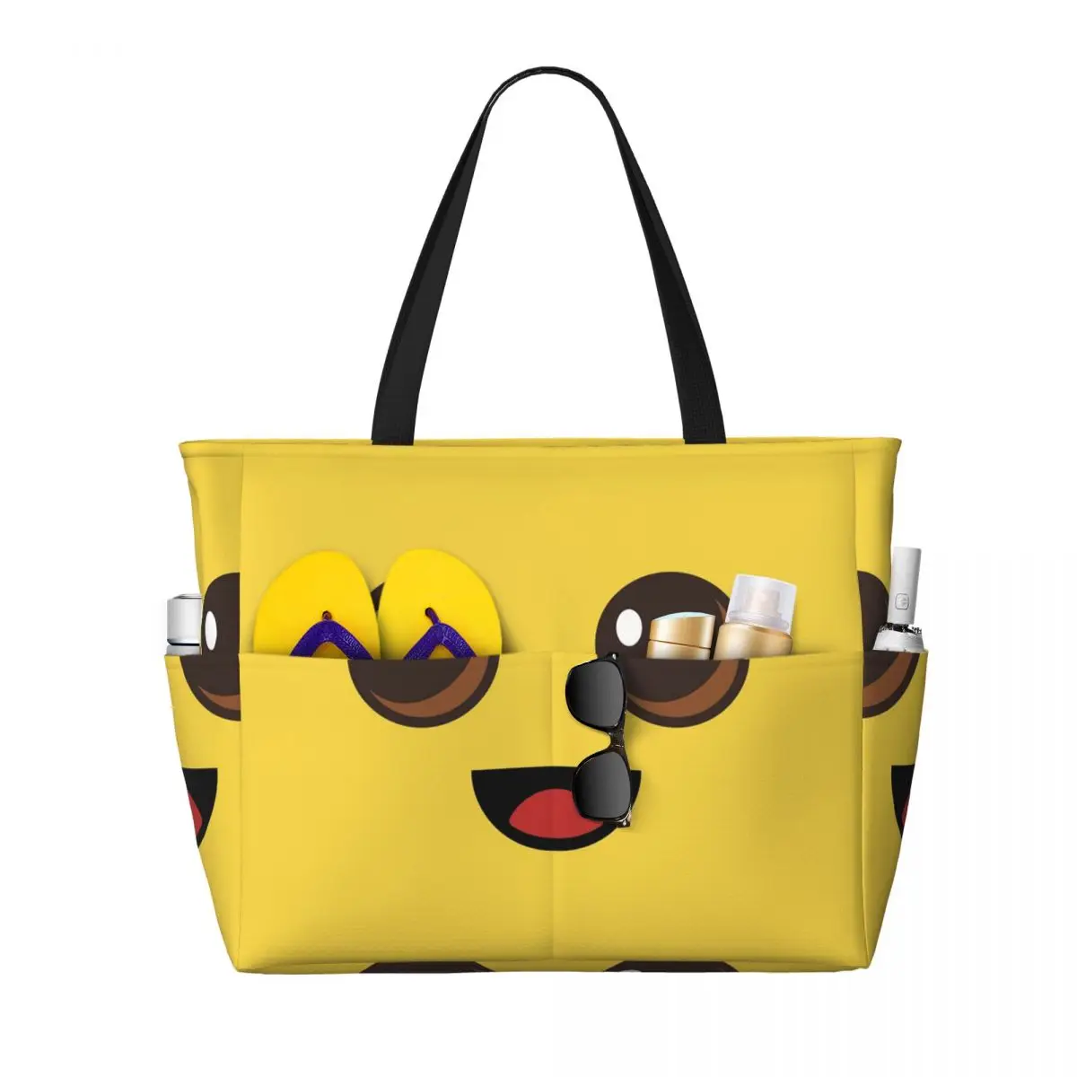 Peely Victory Royale Banana Beach Tote Bag Sport Gym Yoga Duffle Large Tote Bag Women Travel Bag Fitness bag