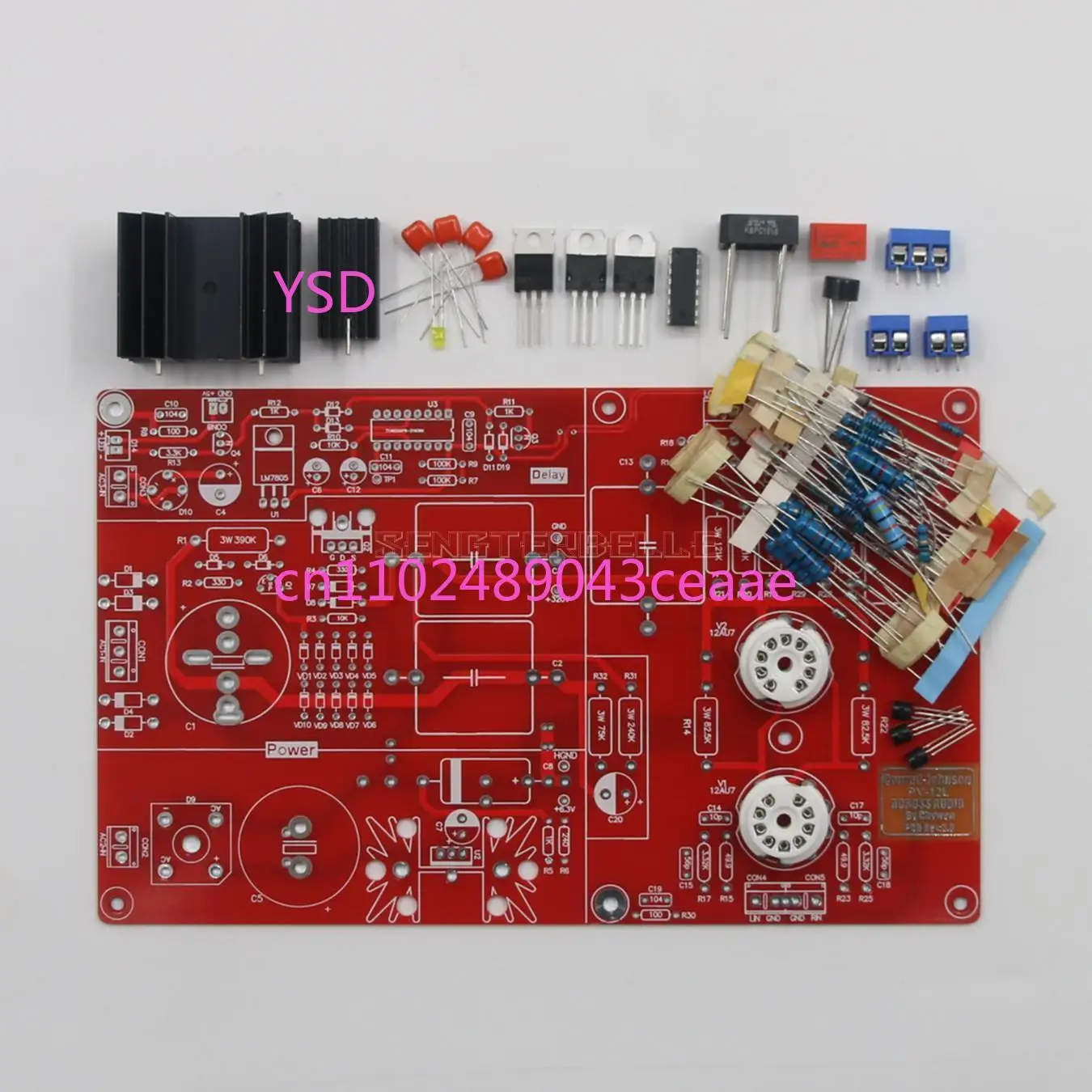 Conrad-Johnson PV12 Preamp Circuit 12AU7 Vacuum Tube Audio Board Finished & Kit & PCB Optional 4