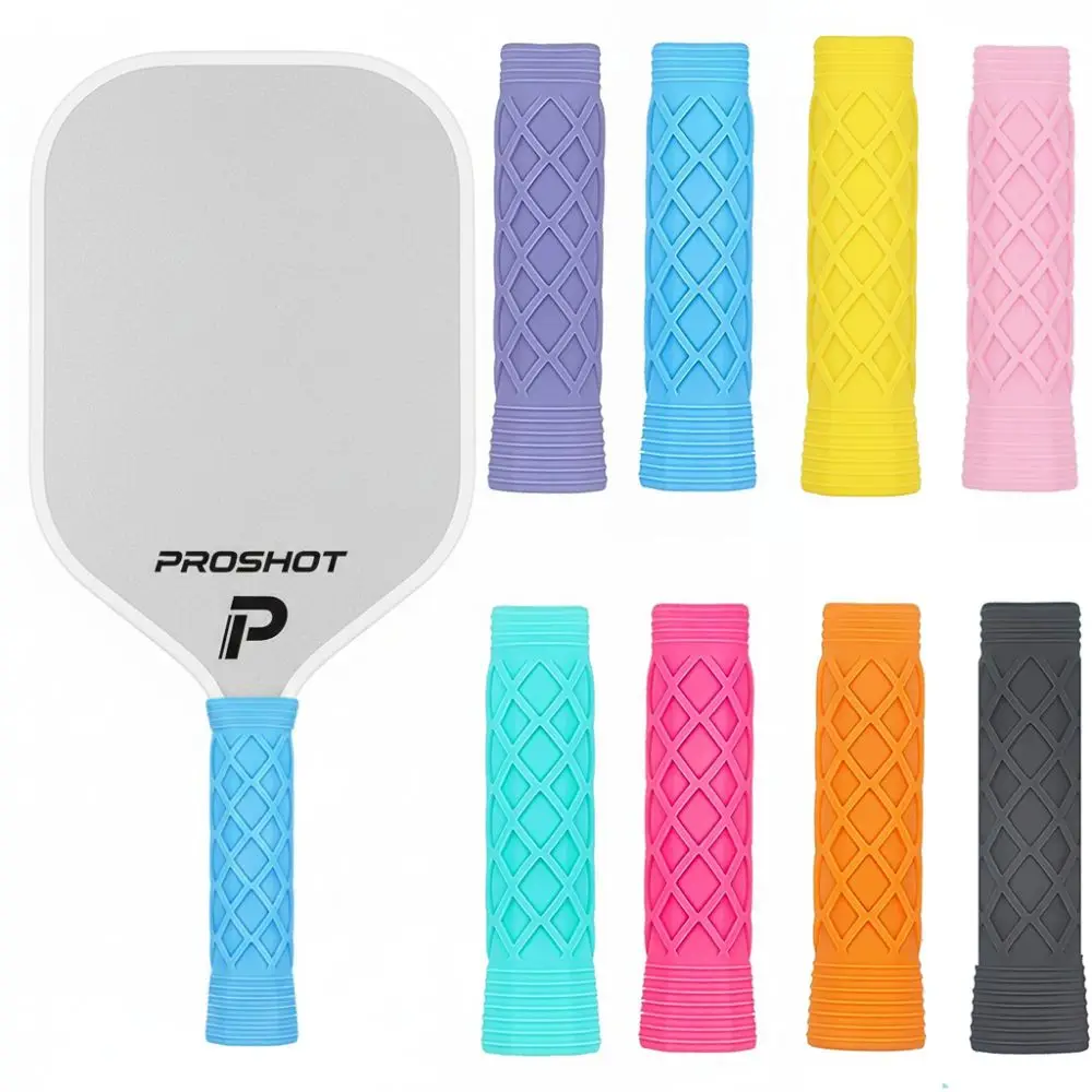 

Silicone Pickleball Paddle Grip Cover Non-Slip Replacement Pickleball Racket Handle Sleeve Reusable Pickleball Racket Overgrip