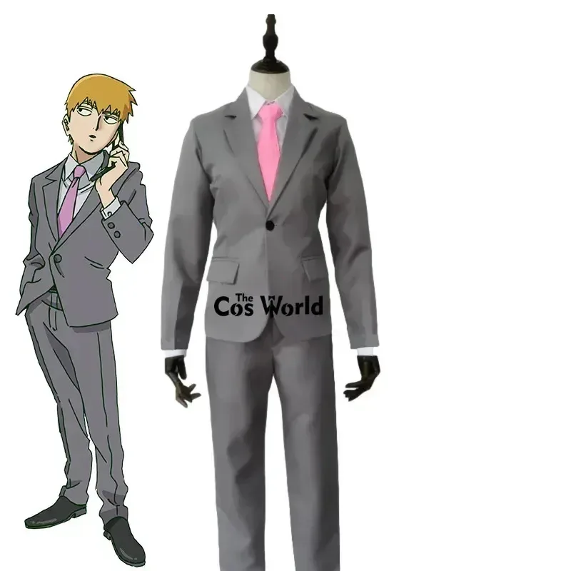 

Mob Psycho 100 Reigen Arataka Suit Uniform Outfit Anime Customize Cosplay Costumes