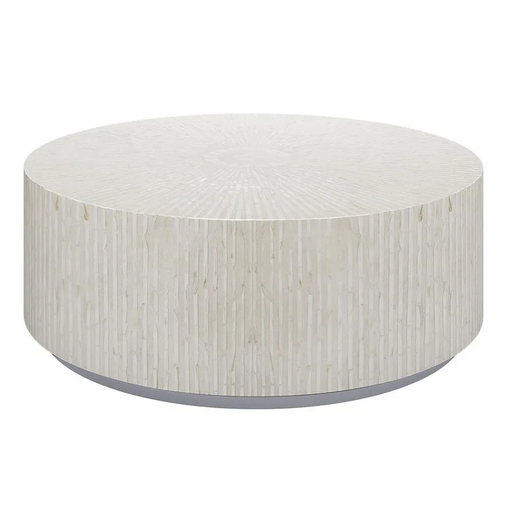 #New Design Luxury Mother of Pearl Inlay Coffee Table Decorative MOP Table Living Room Furniture Made in Vietnam