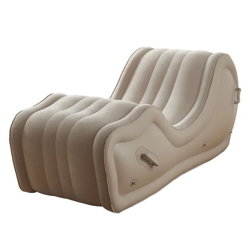 Simple lazy sofa recliner automatic outdoor portable air cushion pvc inflatable sofa chair