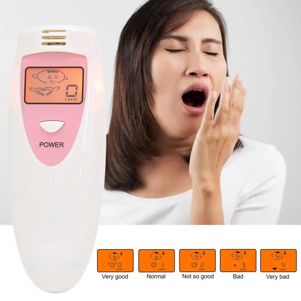 

Portable Bad Breath Detector Oral Hygiene Condition Tester Oral Odor Freshening Detector Odor Monitor for Bad Smell Detection