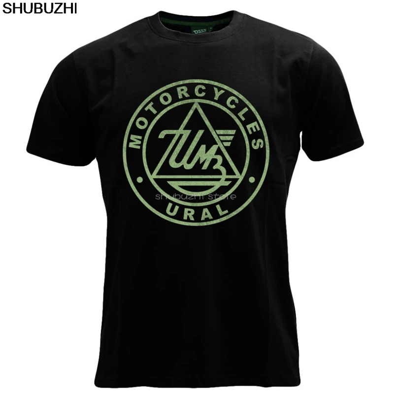 Ural Motorcycles T-Shirt - Sizes L - 8XL - Biker Chopper Motorbike cotton New Summer T Shirts Men  Cotton Cool Tees sbz5428