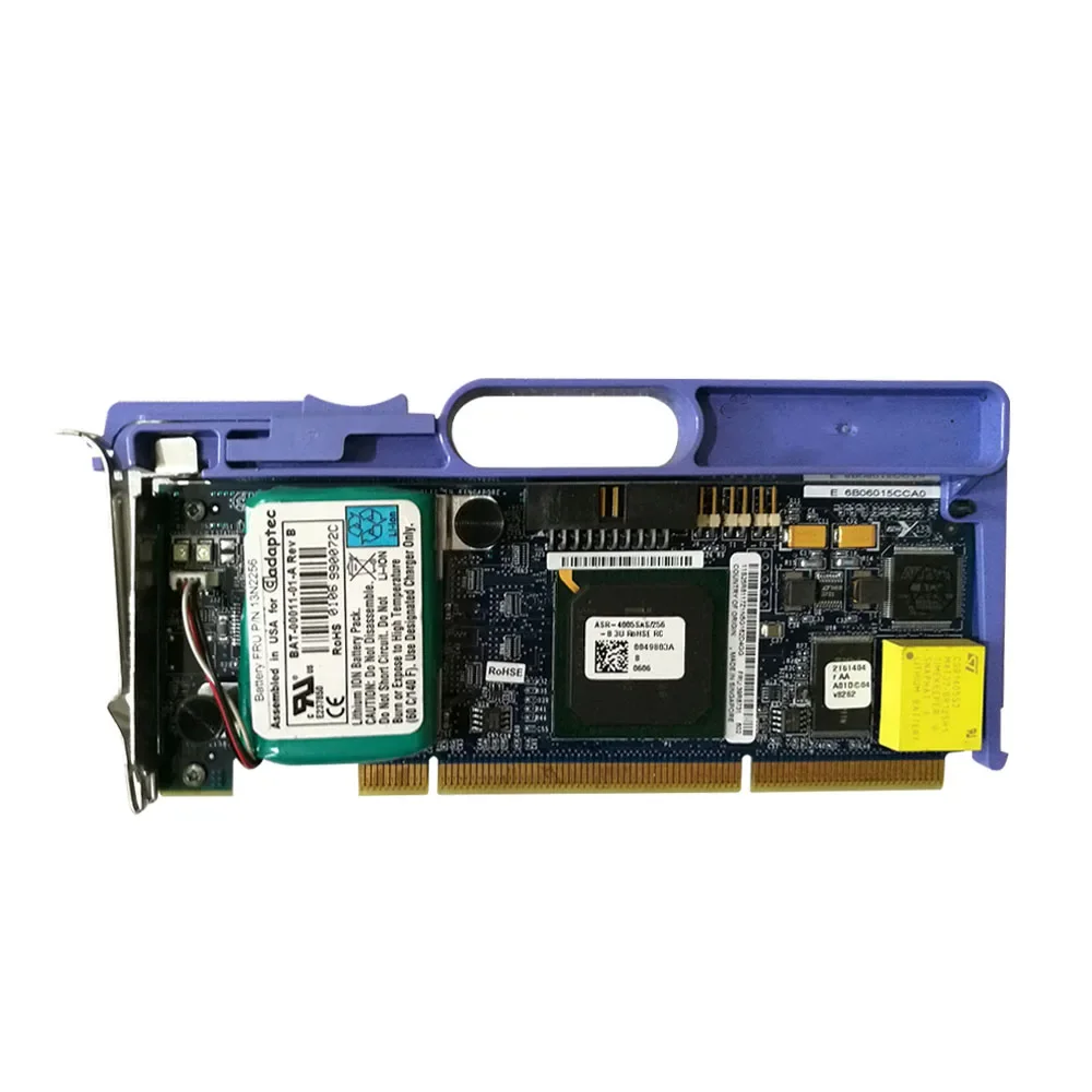 

Original 8i SAS Controller For XSeries X366 X3850 X460 8I SAS RAID Array Card /with Cache Battery 256M 39R8731 13N2256