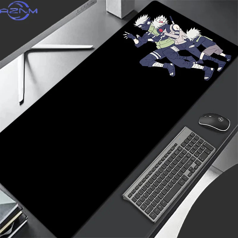 Mouse Pad Naruto Kakashi Hatake Anime Carpe Large Gamer Computer Mausepad Varmilo Keyboard Gaming Accessories Extended Desk Mat