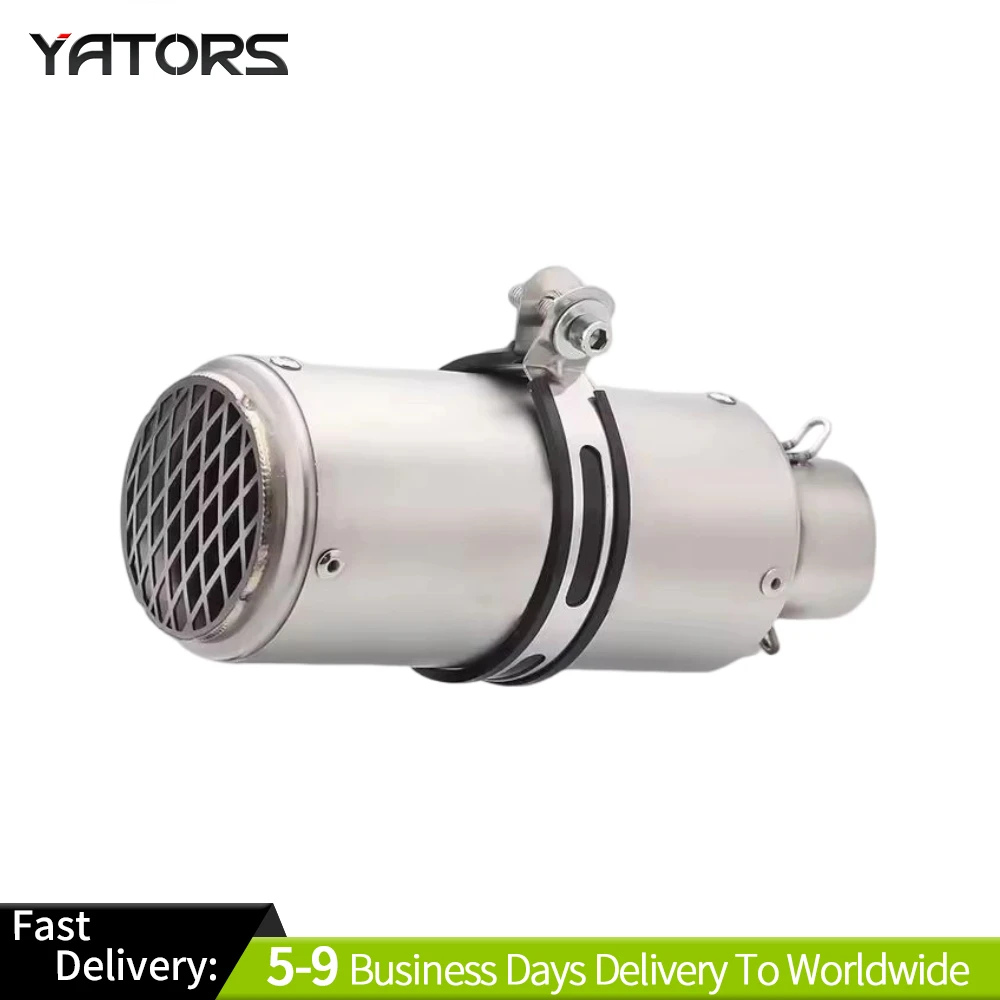 

Universal 51/60mm Motorcycle Exhaust & Exhaust Systems SC Exhaust Inox Muffler with DB Killer for Z900 R3 R25 MT07 MT09 R1Z400