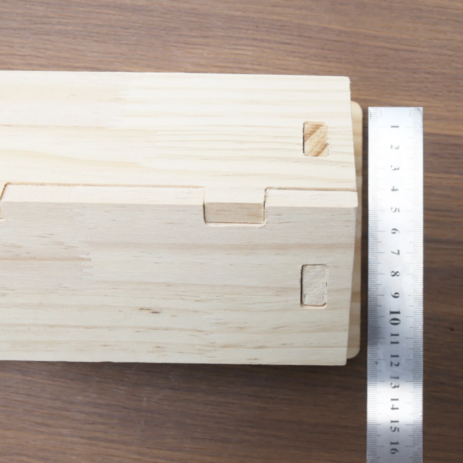 Wooden House Model Unfinished DIY Wooden House Puzzle Pitched-Roof Wood Miniature for Hobbyists, Woodworking Practice, Classroom