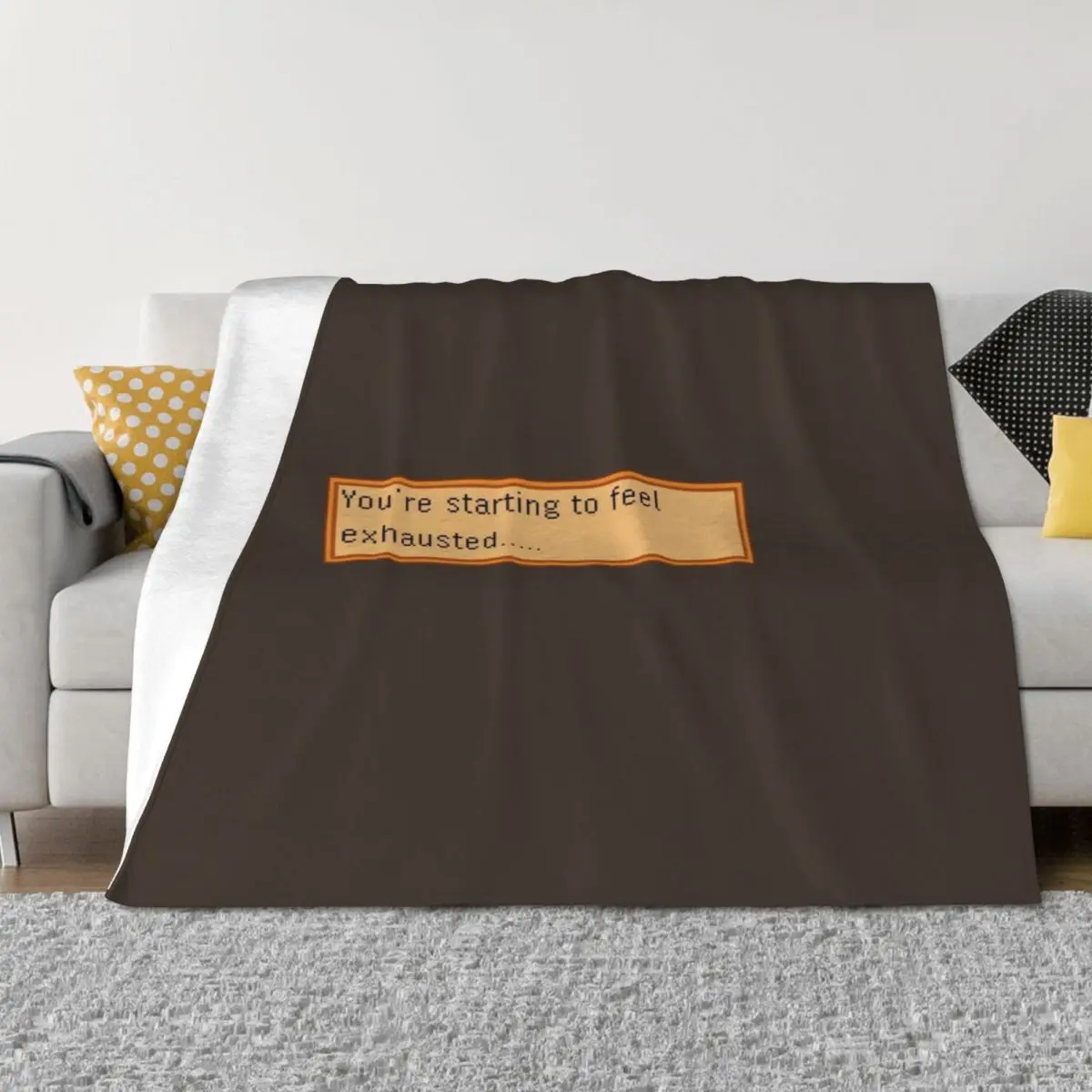 

Exhausted - Stardew Throw Blanket christmas gifts manga Summer christmas decoration Blankets