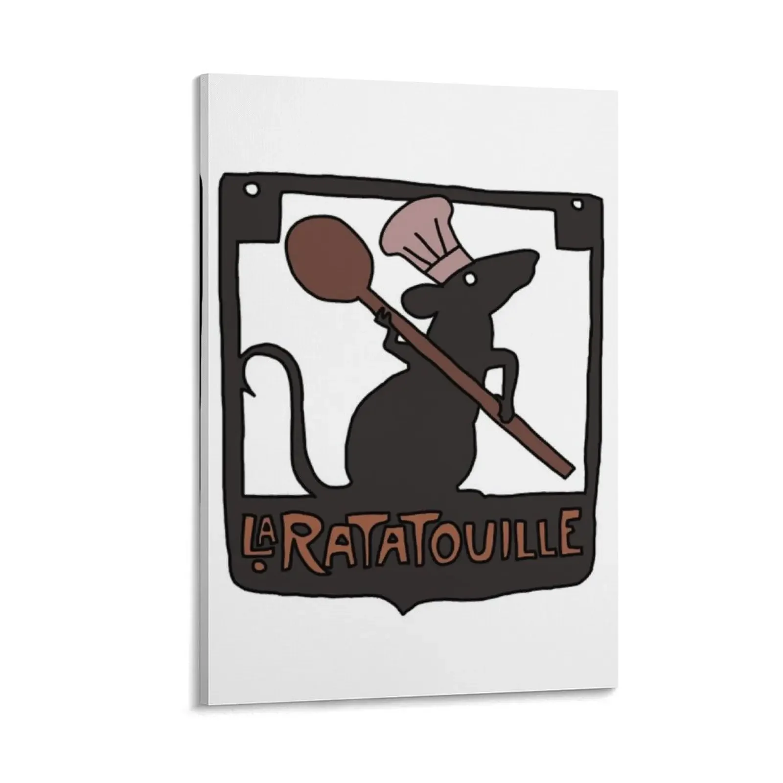 

La Ratatouille Sign - Ratatouille Canvas Painting decorative picture for living room canvas wall art room decoration
