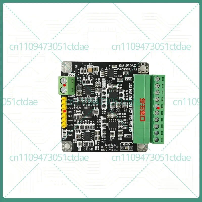 1-5pcs For DAC8568 8CH 16Bit High Precision DAC Module ±5V Adjustable Analog Output Board