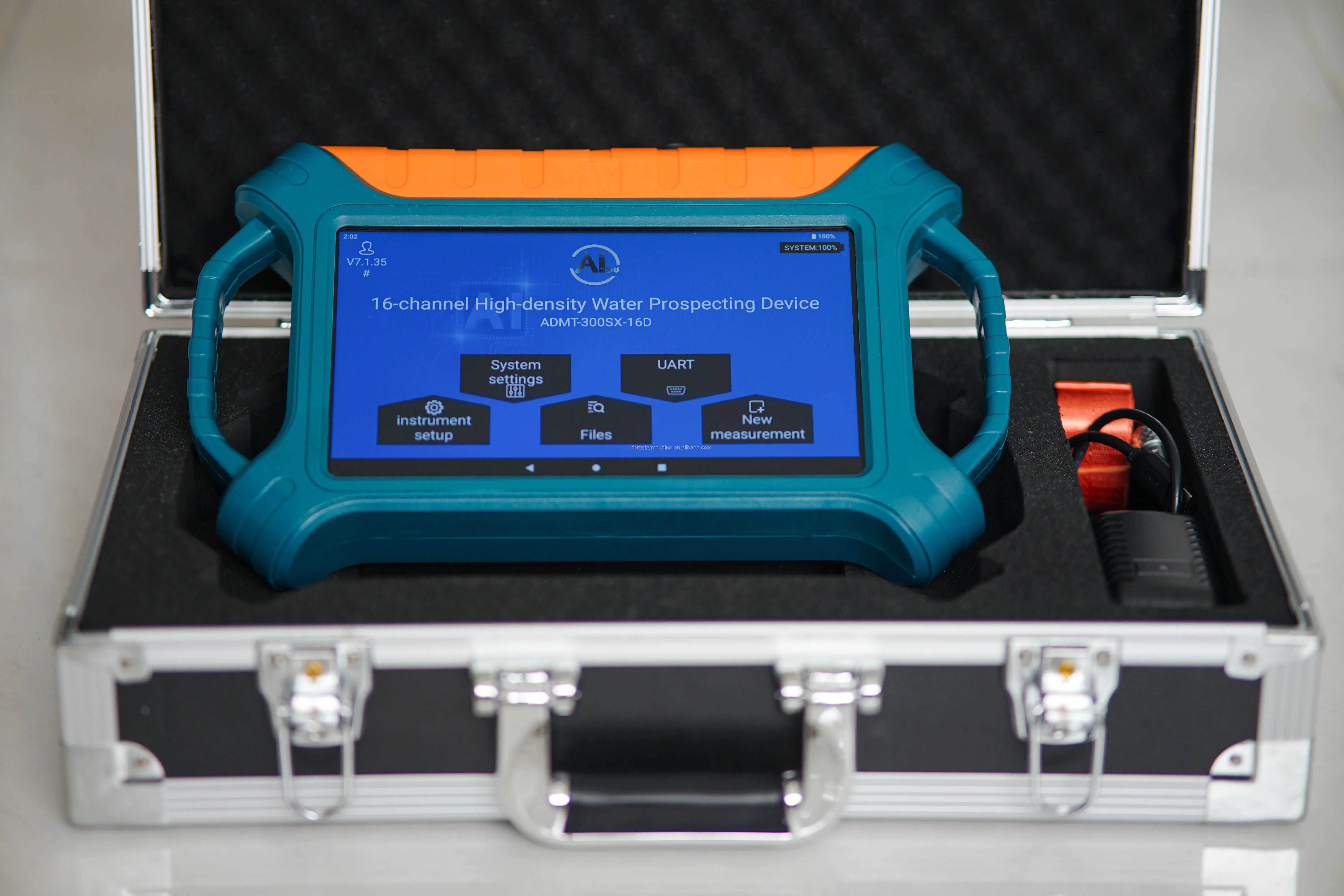 ADMT-60KG-16D Single Channel Underground Crystal Detector Real Time Image Metal Detector