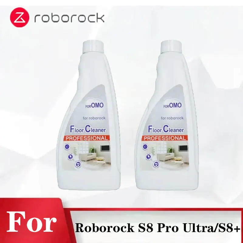 480ML Floor Cleaning Solution ForRoborock S8 MaxV Ultra / Q Revo / Qrevo Pro  Vacuum Cleaner Parts Robot Mops Antibacterial OMO