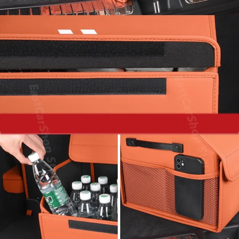 Car Trunk Storage Box Interior Trunk Folding Multi-function Storage Box Accessories for LEADING IDEAL LiXiang L7 L8 L9 L6