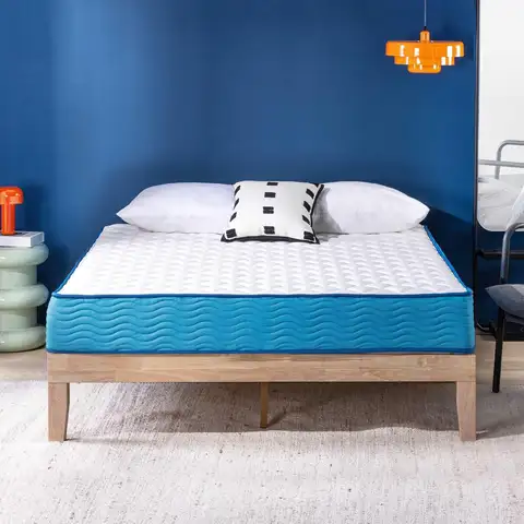 10 Inch Hybrid Mattress with Pocketed Coils and Certified Safe Foam, Twin Size, Easy Setup in a Box