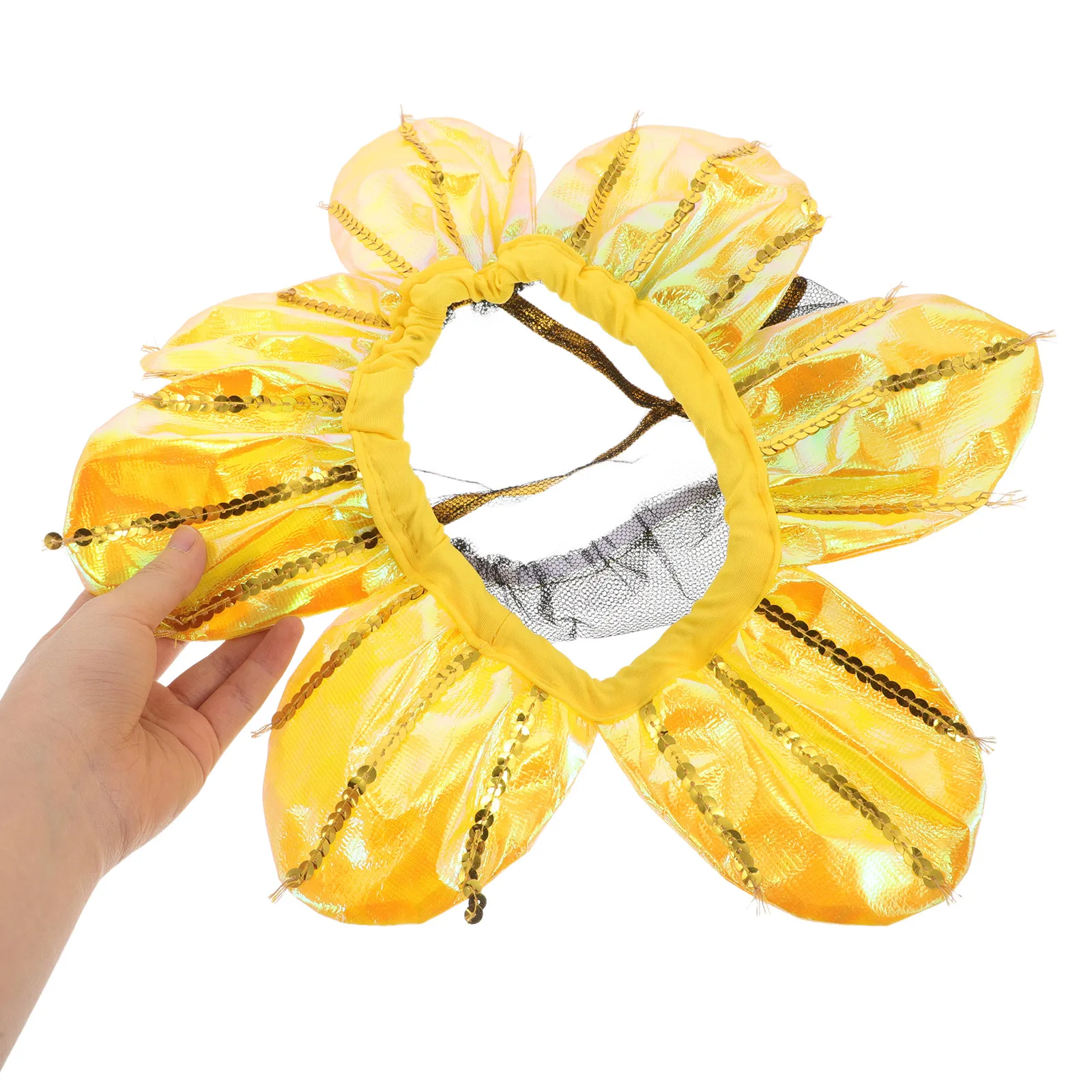 قبعة زهرة عباد الشمس اللطيفة للأطفال، قبعة حفلات ممتعة سهلة الارتداء بتصميم مريح، مثالية لأعياد الميلاد والتخرج والرقص