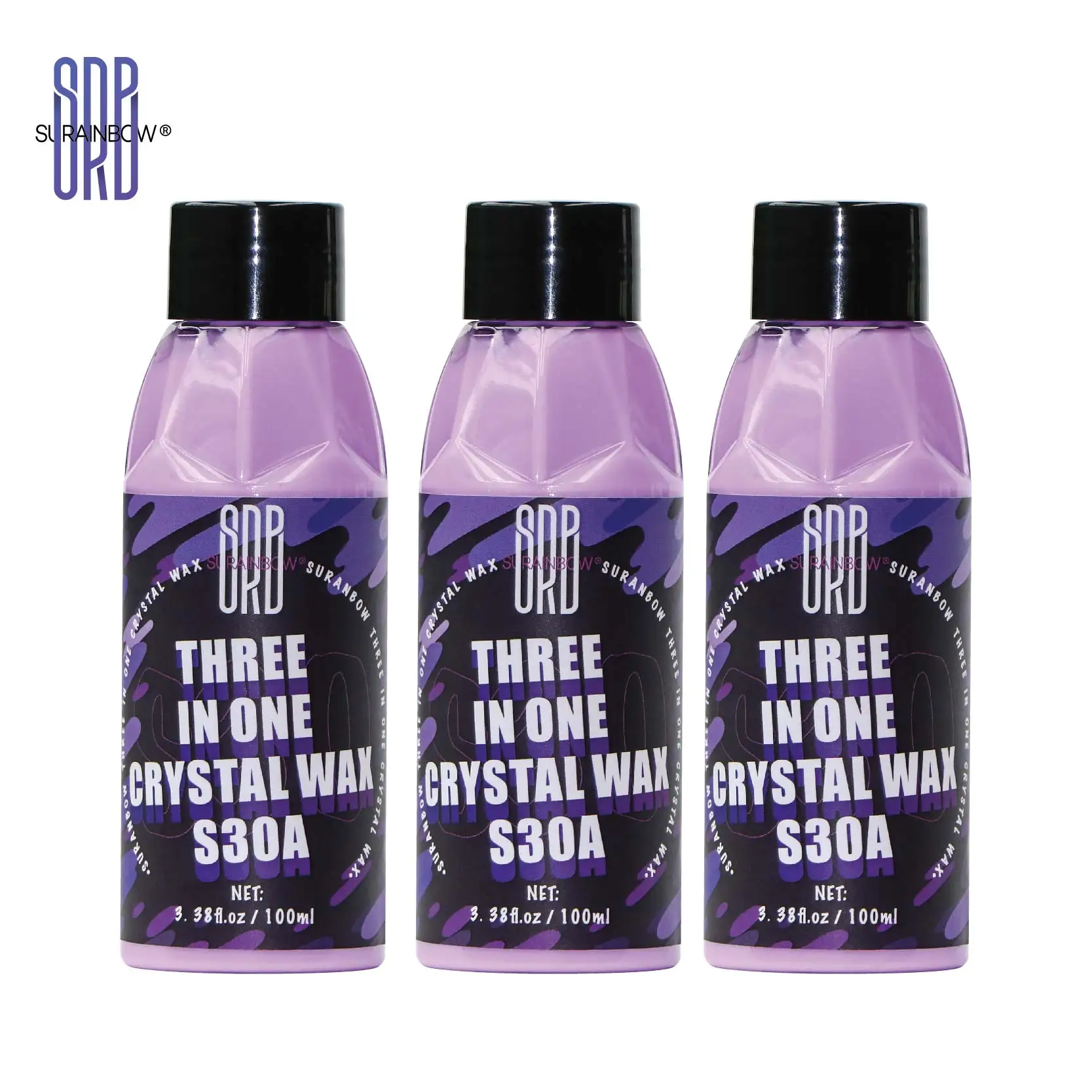 Ceramic 3-in-1 Wax,Easy-to-Use SiO2 Coating Providing Durable Protection & Long-Lasting Water Beading on Paint, Wheels,Plastic.