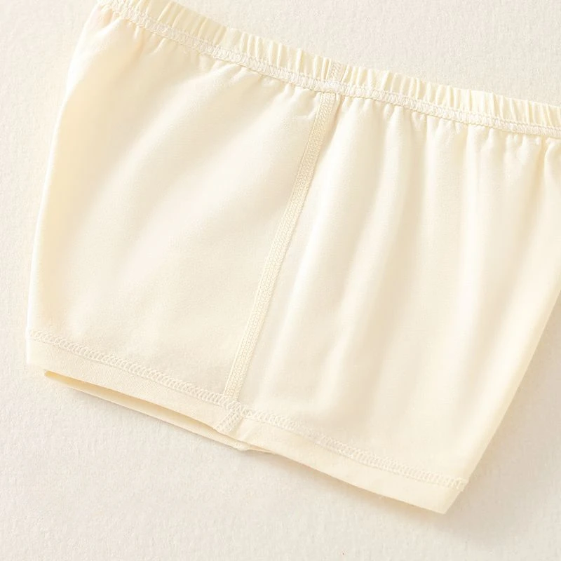 4PCS Kids Cotton Antibacterial Panties for Girls Thin Breathable Knickers 3+y Young Children Underwears Baby Cute Print Briefs