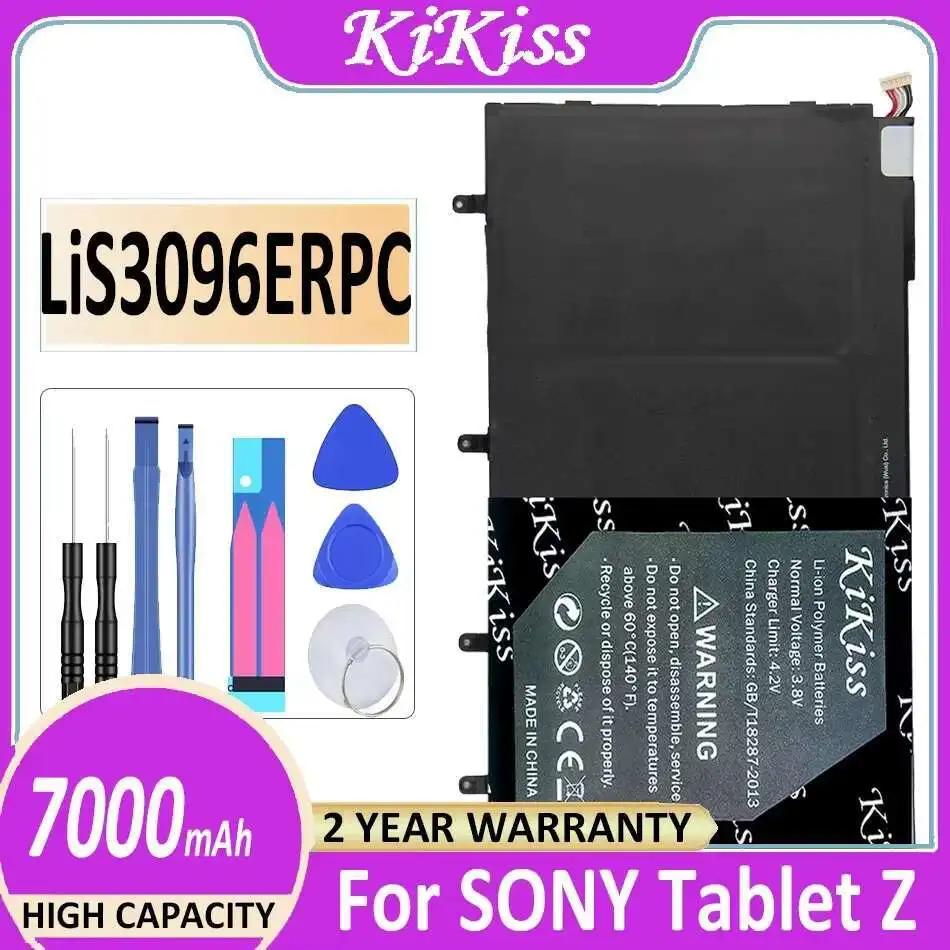 

7000Mah Lis3096erpc For Sony Tablet Z SGP311 SGP312 SGP341 Laptop Battery High Capacity Safe