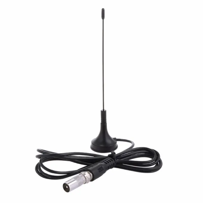 

Black DVB-T Dual Antenna HDTV 25DB Indoor Digital Antenna Aerial Booster for DVB-T Antena HDTV Box Cable