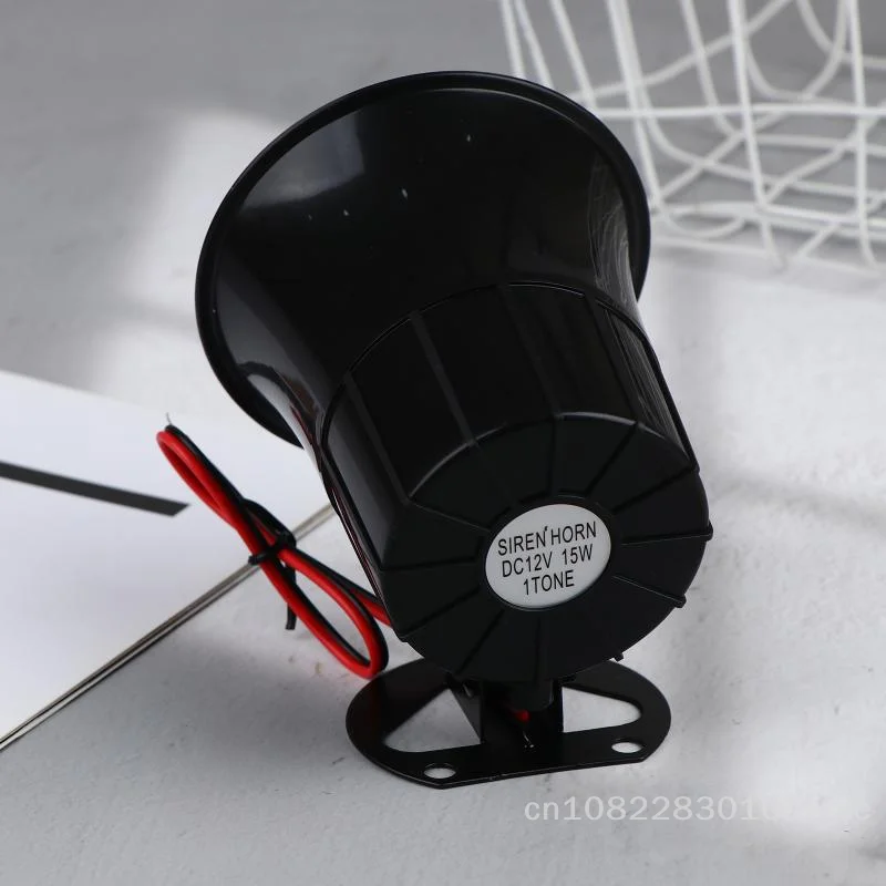 🚨 | صفارة إنذار مضادة للسرقة متوافقة مع مضيف ES-626 - بوق إنذار أمان خارجي عالي الديسيبل تيار مستمر 12 فولت للداخلية/الخارجية #6