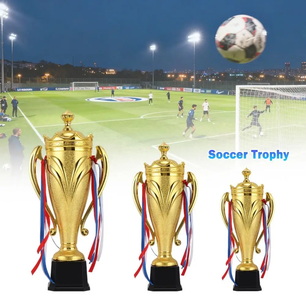 

Metal Material Metal Model Trophy Golden Color Small Size Awards Trophy Model Type Craft Design Soccer Trophy Prize Giving