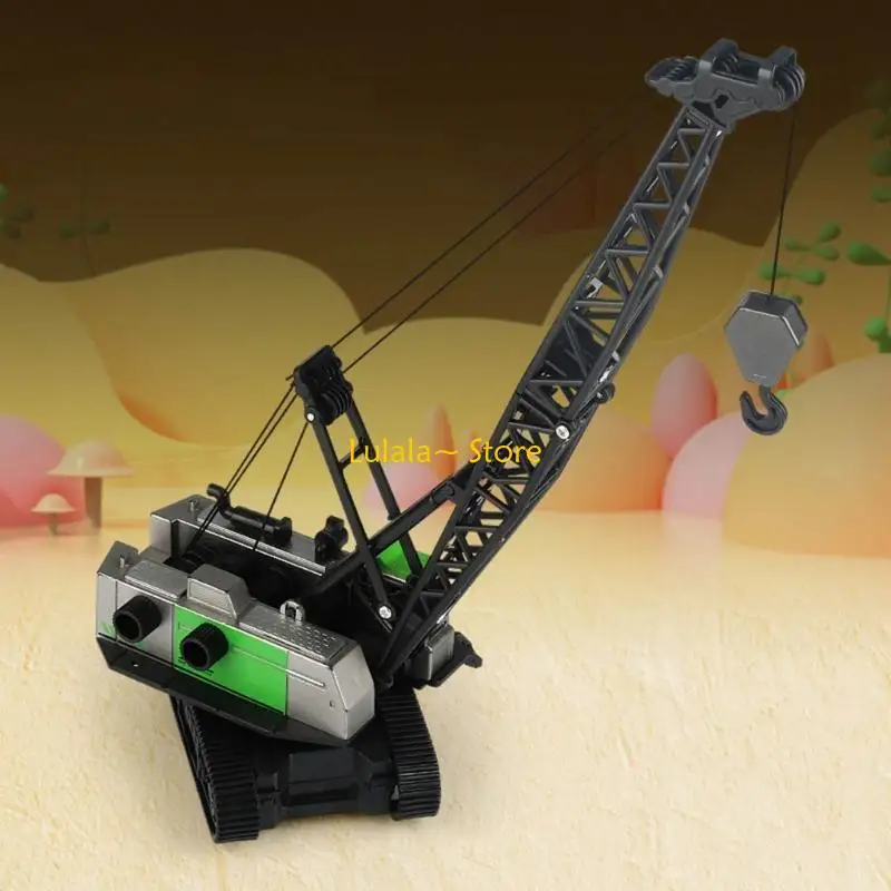 Y4QA Junge Spielzeugauto Engineering Fahrzeug Kran Auto Ostern Geschenk Kran Modell Reibung Power Junge Lernen Spielzeug Kran