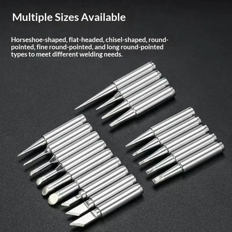 

Pure Copper 900M-T Universal Soldering Iron Replacement Tips 5/10Pcs Optional Daily Electronic Circuit Repair Welding Accessory