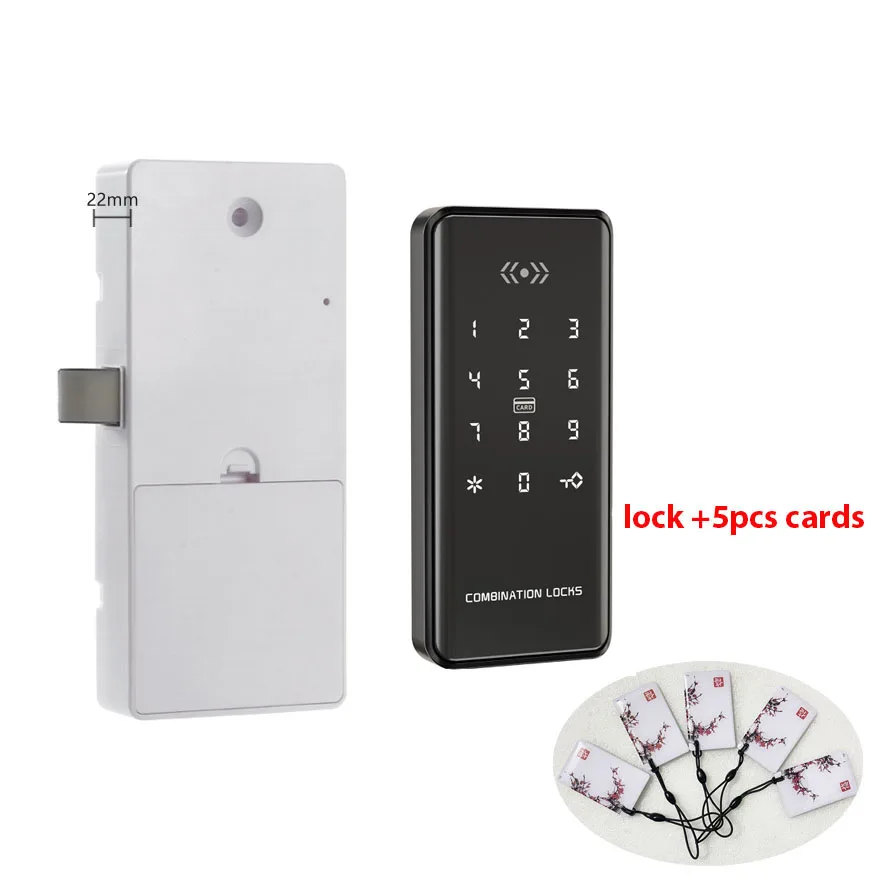 Smart Cupboard Lock With Digital Keypad For Security Lock Wardrobe TTLOCK APP Bluetooth Safe Lock