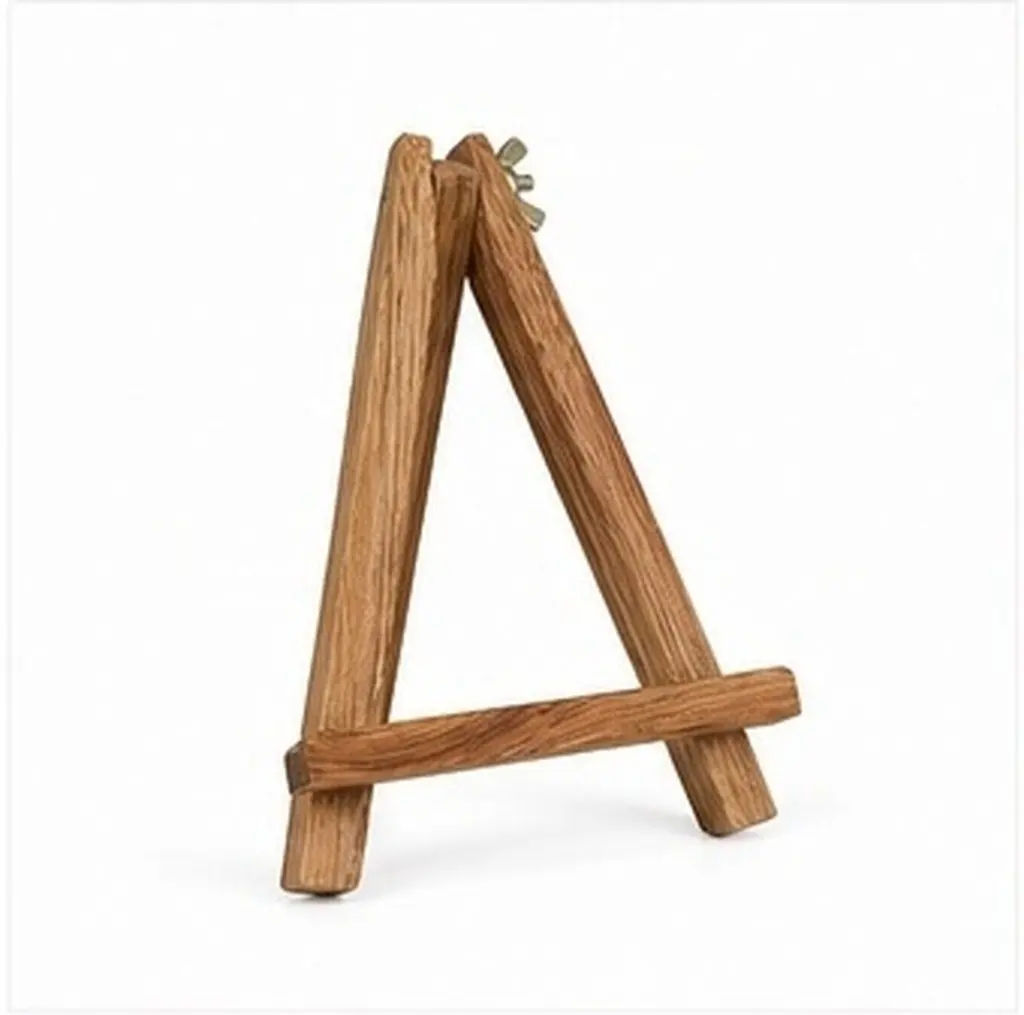 1Pcs Wooden Foldable Easel Desktop Phone Holder Stand Painting Display Tripod Adjustable Bracket for Tablet Phone Support