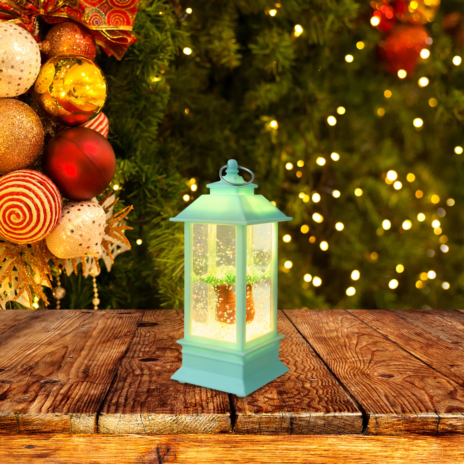 

Ocean Themed Resin Lantern Cartoon Water Lantern Tabletop Light Decorative Lamp LED Night Light Decorative Lamp