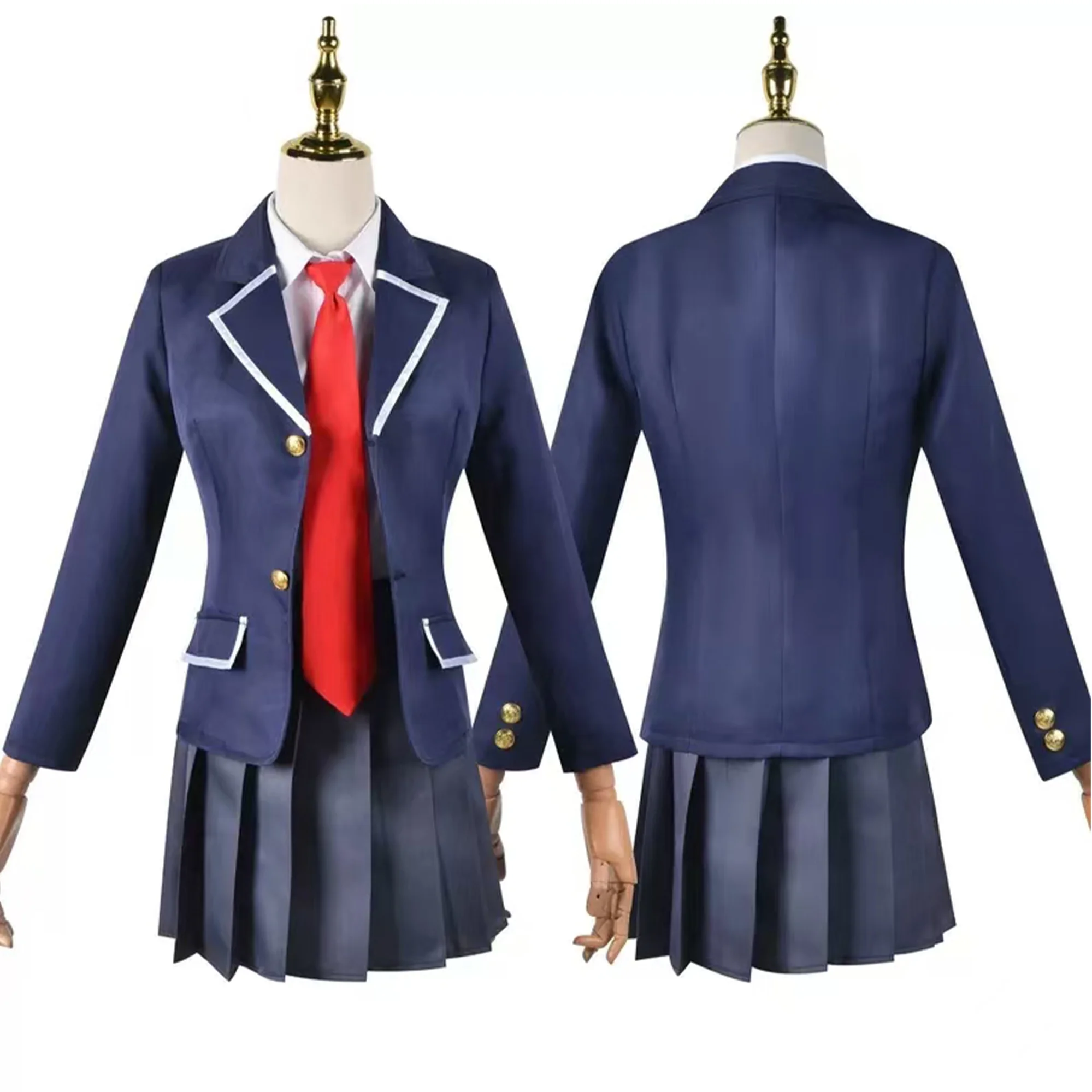 Anime Cos Yume Irido Cosplay Costume Party Uniform Full Set Female School JK Suit