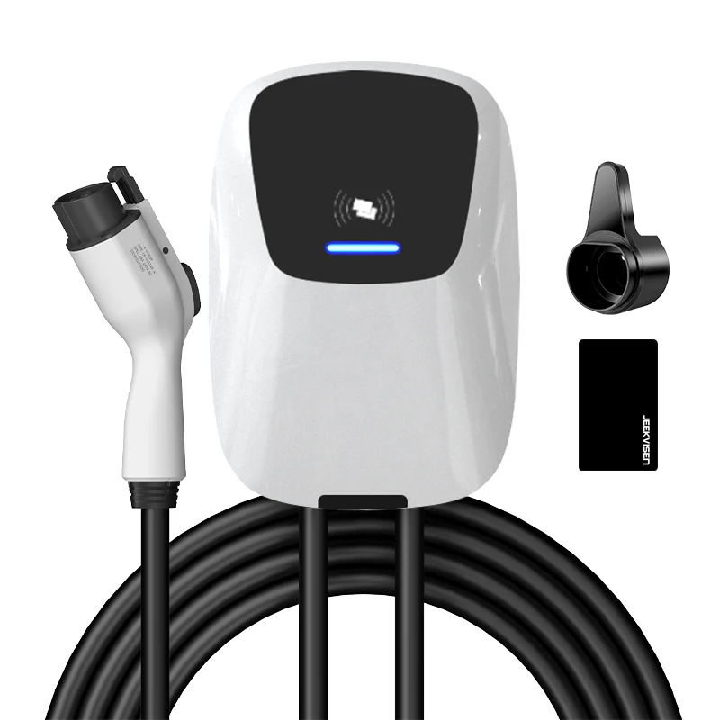 

EV Charger Type1 Cable j1772 Socket 32A 40A 50A Single Phase EVSE Wallbox Charging Station APP Control for Electric Car