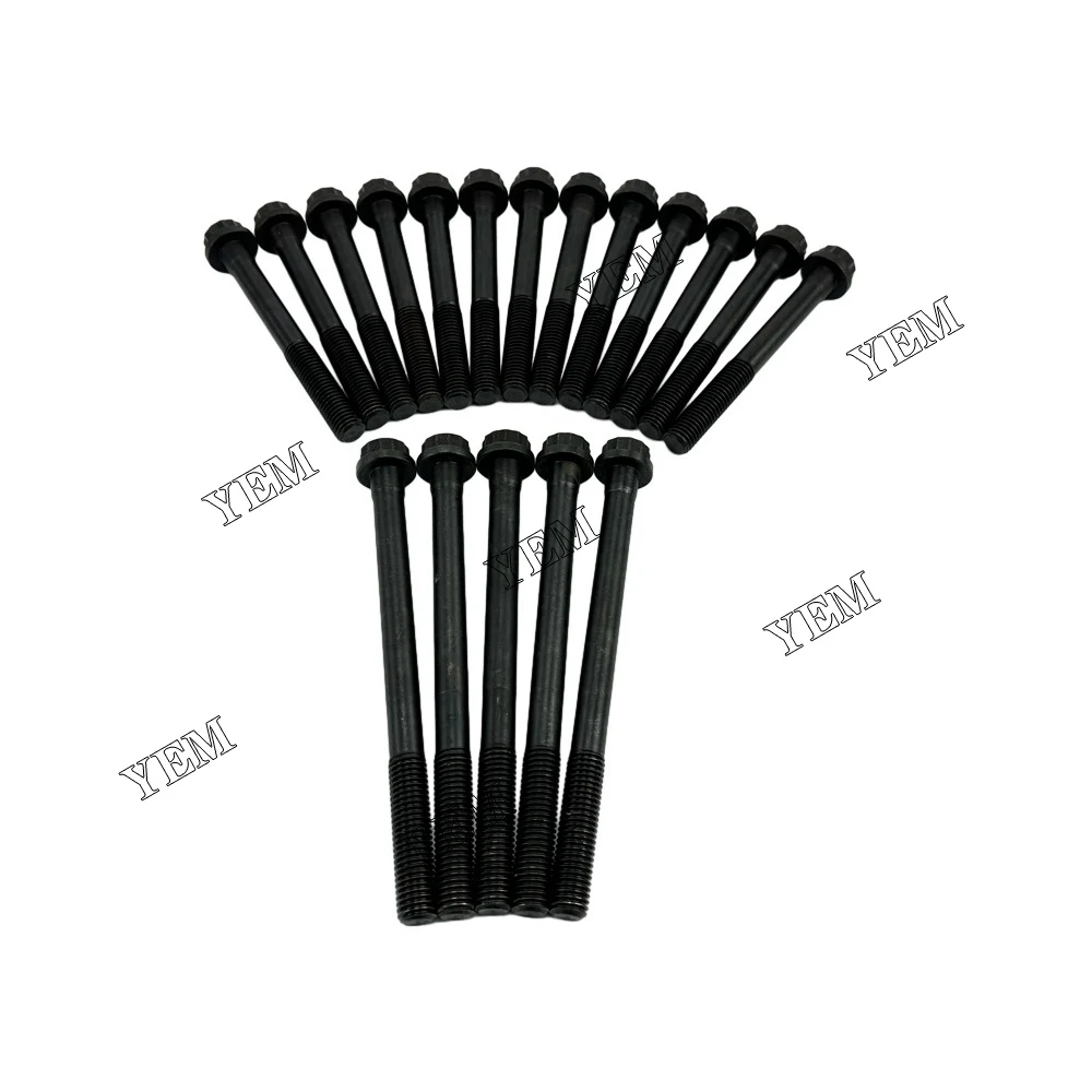 1 Set Cylinder Head Bolt (18pcs) For Mitsubishi 4D31 Diesel Engine  4D31 Cylinder Head Bolt.